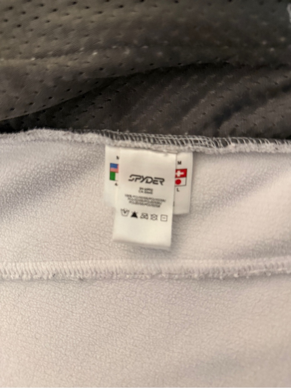Spyder Women's White Full-Zip Woven Jacket Sz M - Picture 6 of 7